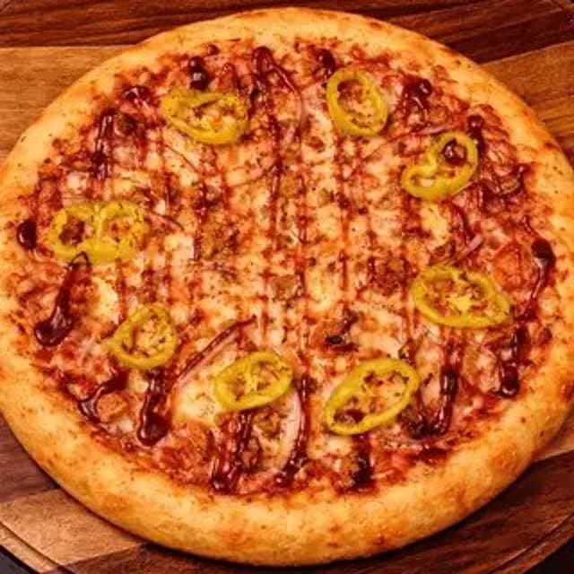 BBQ Chicken Pizza.